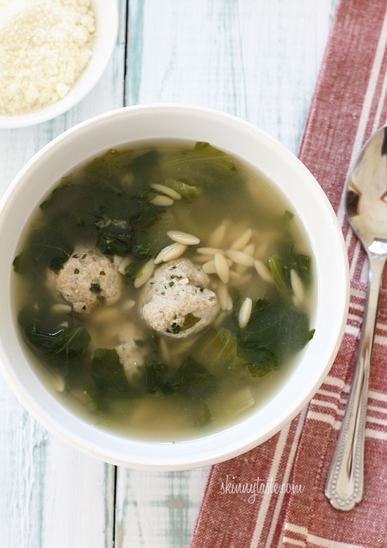 Escarole Soup With Turkey Meatballs Italian Wedding Soup