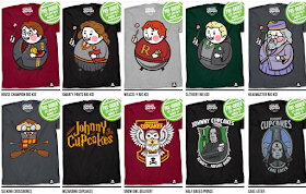 Harry Potter “Wizarding World of Johnny Cupcakes” T-Shirt Collection