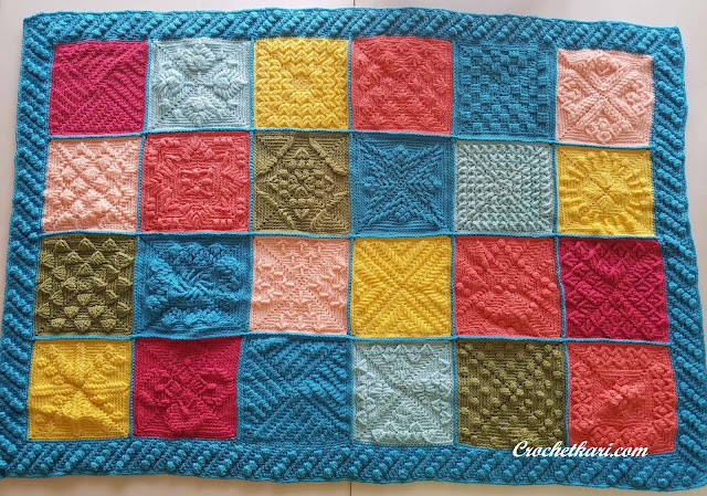 Stardust Melodies Blanket Crochetkari