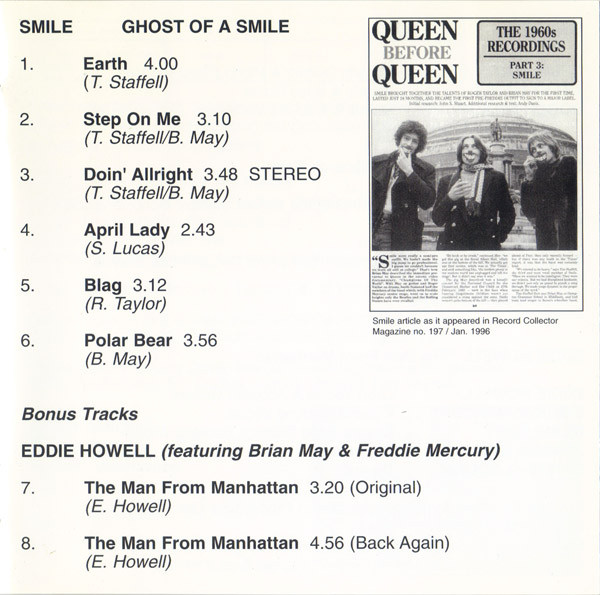 Johnkatsmc5 Smile Pre Queen Gettin Smile 1970 1982 Japanese Edition With Bonus Uk Prog Rock johnkatsmc5 smile pre queen gettin