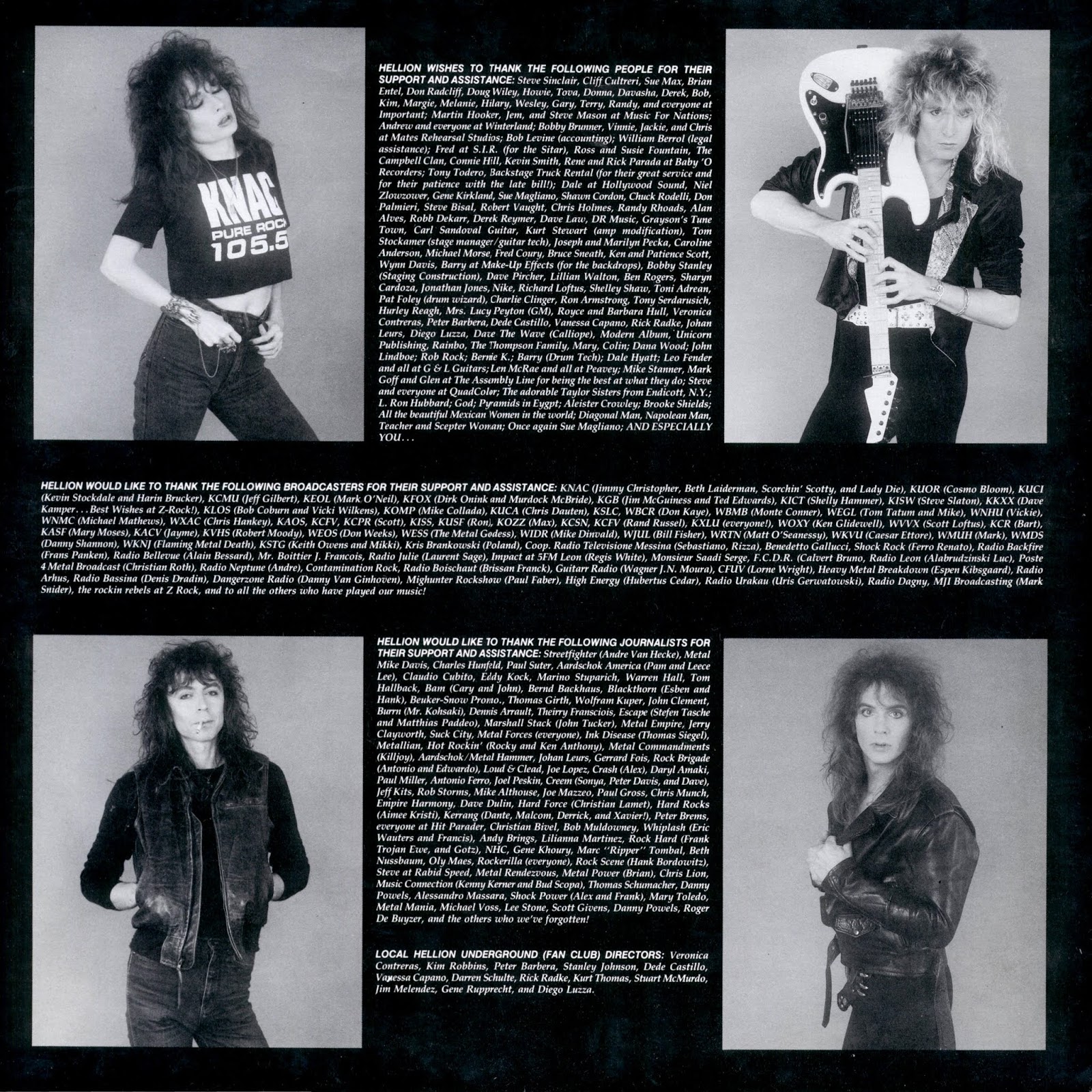 1987 Screams In The Night - Hellion - Rockronología