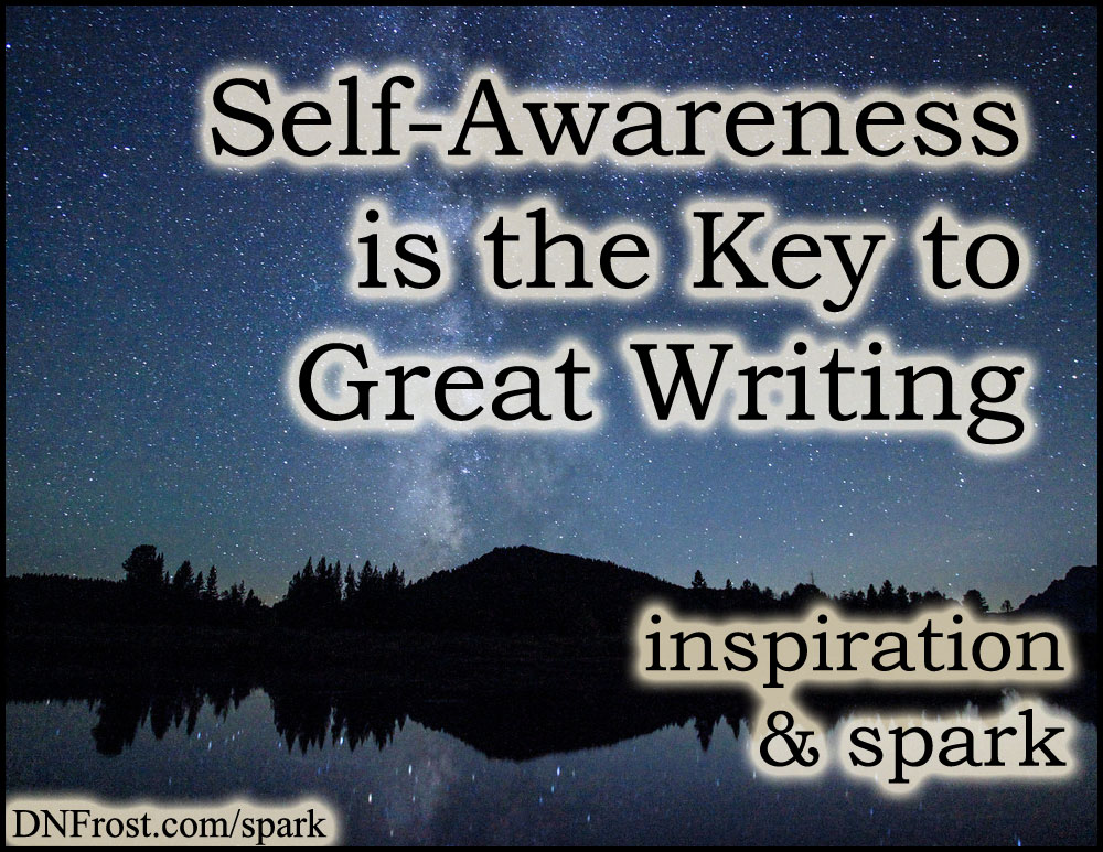Self-Awareness is the Key to Great Writing: the humanity behind good characters http://www.dnfrost.com/2016/06/self-awareness-is-key-to-great-writing.html #TotKW Inspiration and spark by D.N.Frost @DNFrost13 Part of a series.