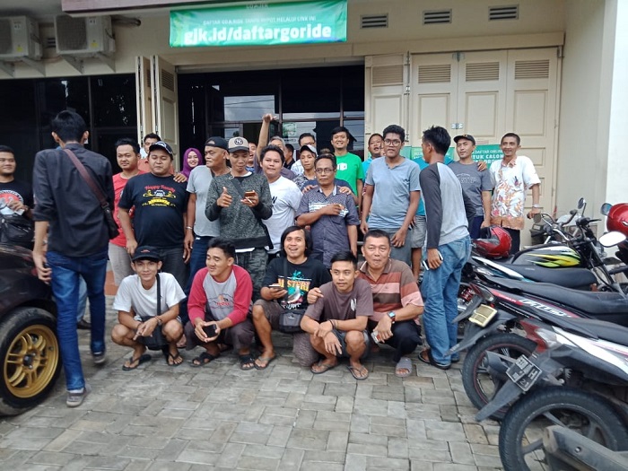 Puluhan Sopir Grab Car Di Kebumen Gelar Aksi Mogok Kebumen