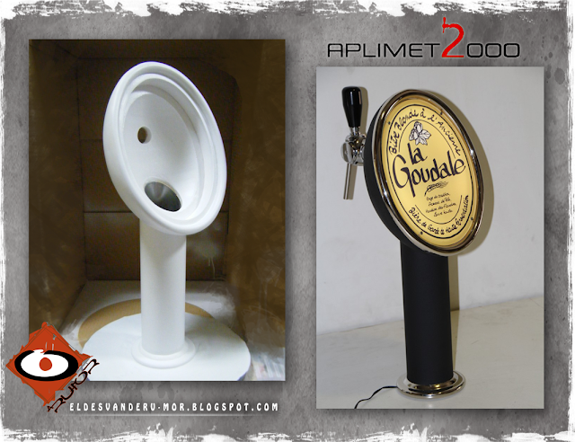 escultura para surtidor de cerveza RU-MOR Aplimet2000