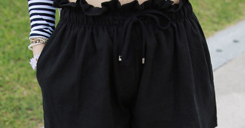 [Miamasvin] Drawstring Waist Shorts | KSTYLICK - Latest Korean Fashion ...
