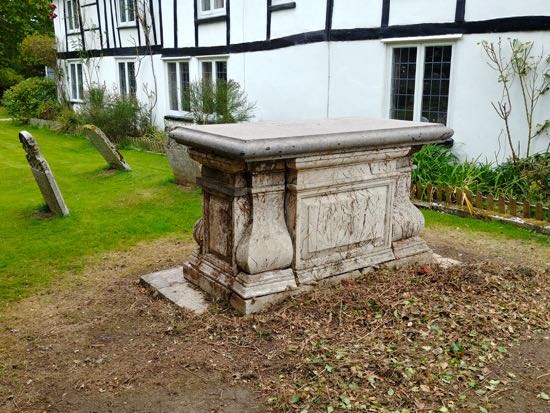 Revealed - the Grade II listed tomb at St Mary's, North Mymms - September 30, 2018 Image by the North Mymms History Project released under Creative Commons BY-NC-SA 4.0