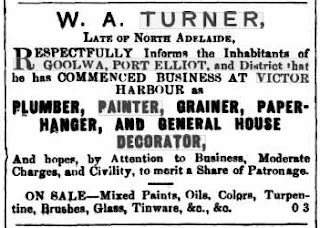W. Turner Business advertisement
