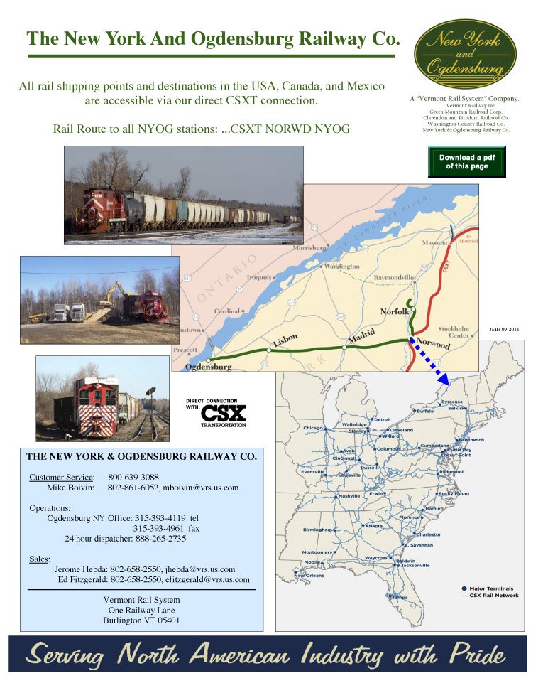 White River Division O&LC Lisbon, NY