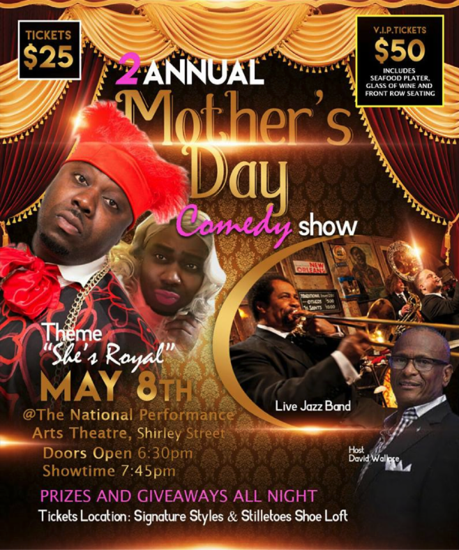 native stew bahamas news mothers day comedy show mother day show flyers