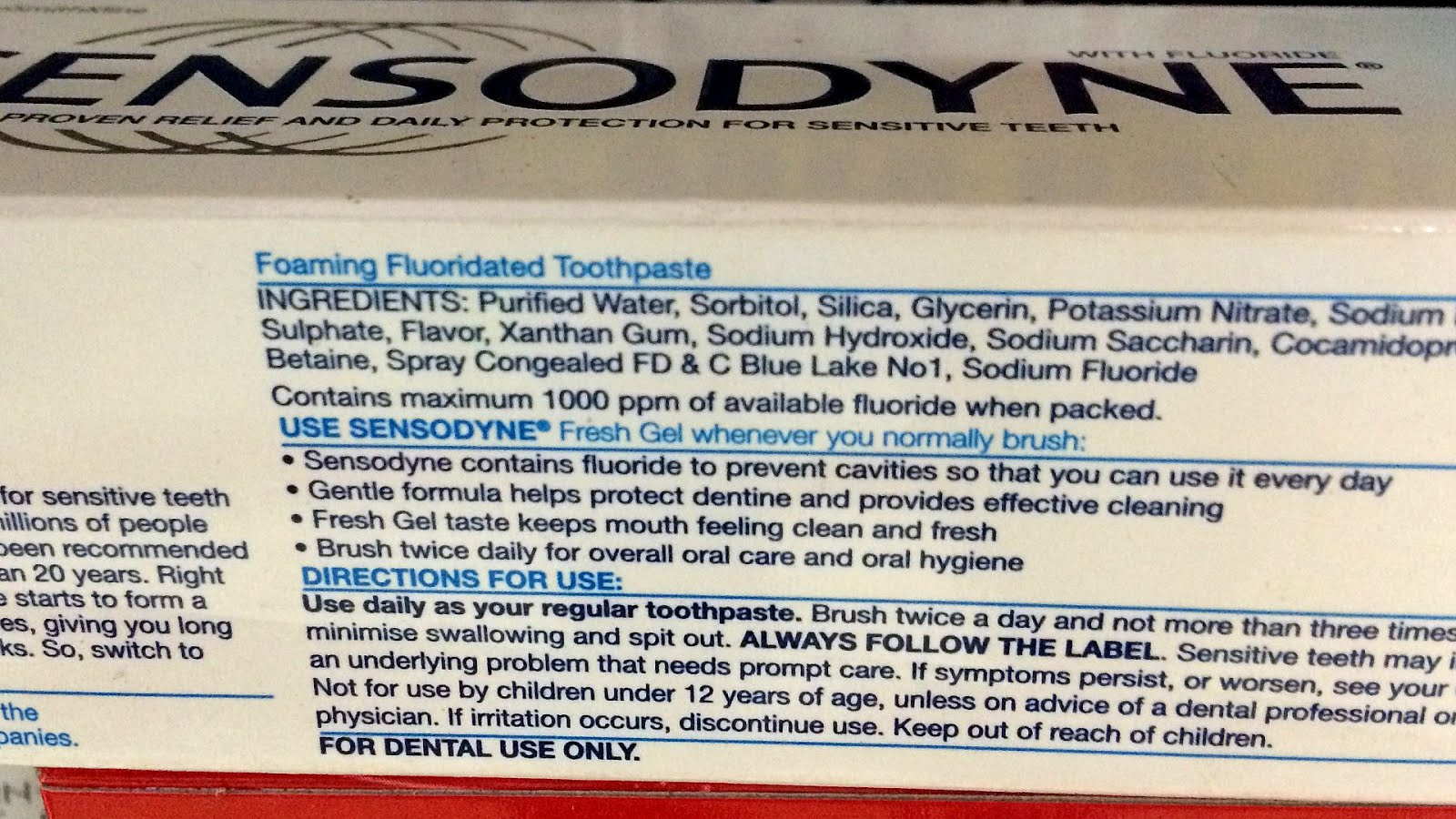 Side Effects Of Sensodyne Toothpaste Effect Choices