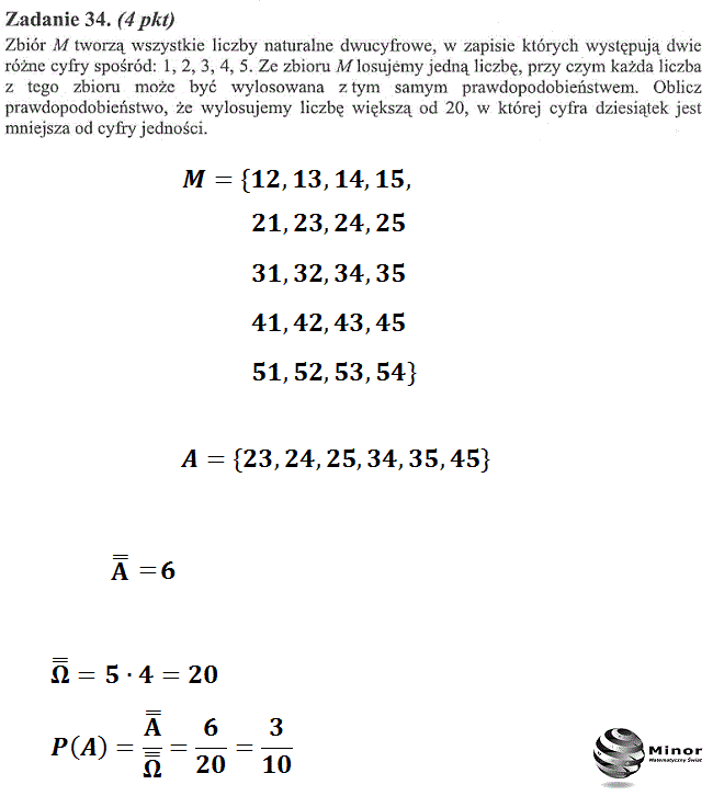 Rozwiązanie zadań - arkusz maturalny z matematyki poziom podstawowy - egzamin poprawkowy 26.08.2014 r. 
