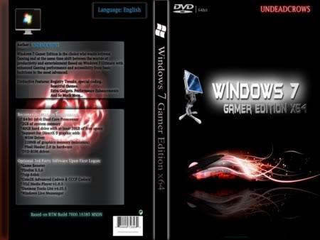 Windows 7 Gamer Edition X64 Single Link