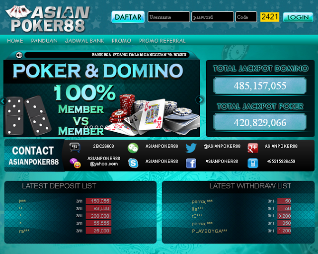 saranapoker.Com agen texas poker on line indonesia terpercaya