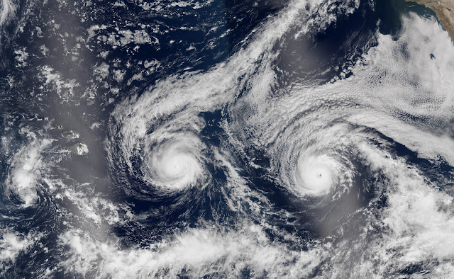 Hurricanes Madeline and Lester