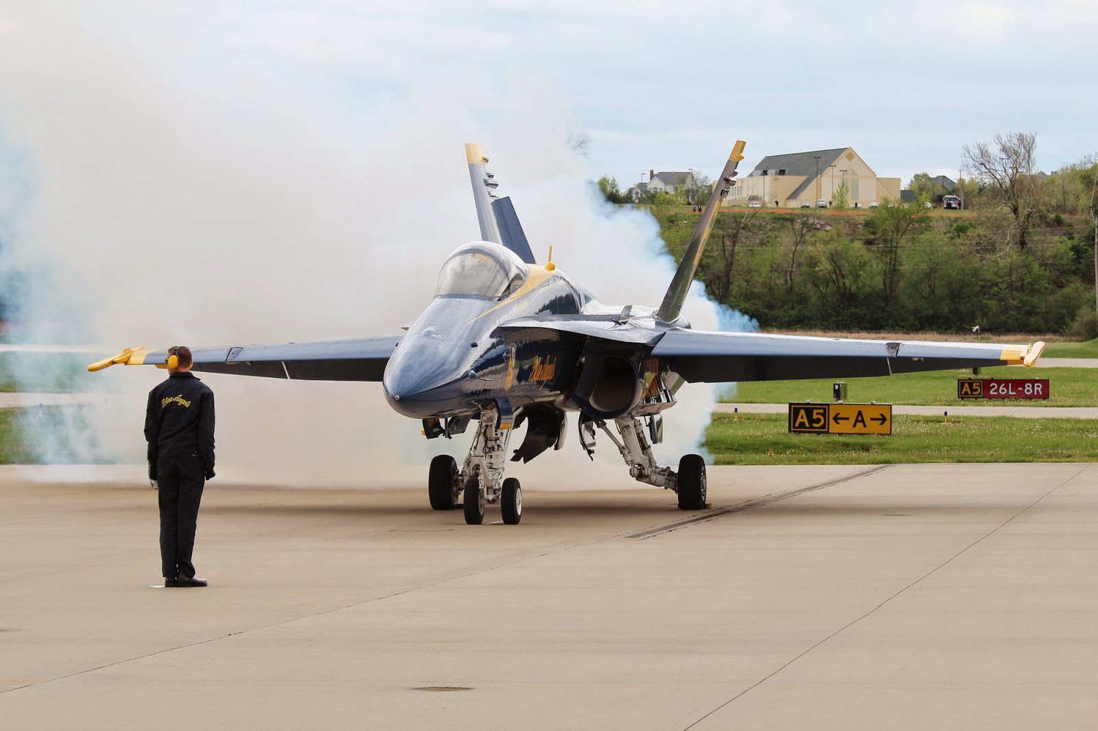 The Aero Experience Blue Angels Arrive for Spirit of St. Louis Airshow