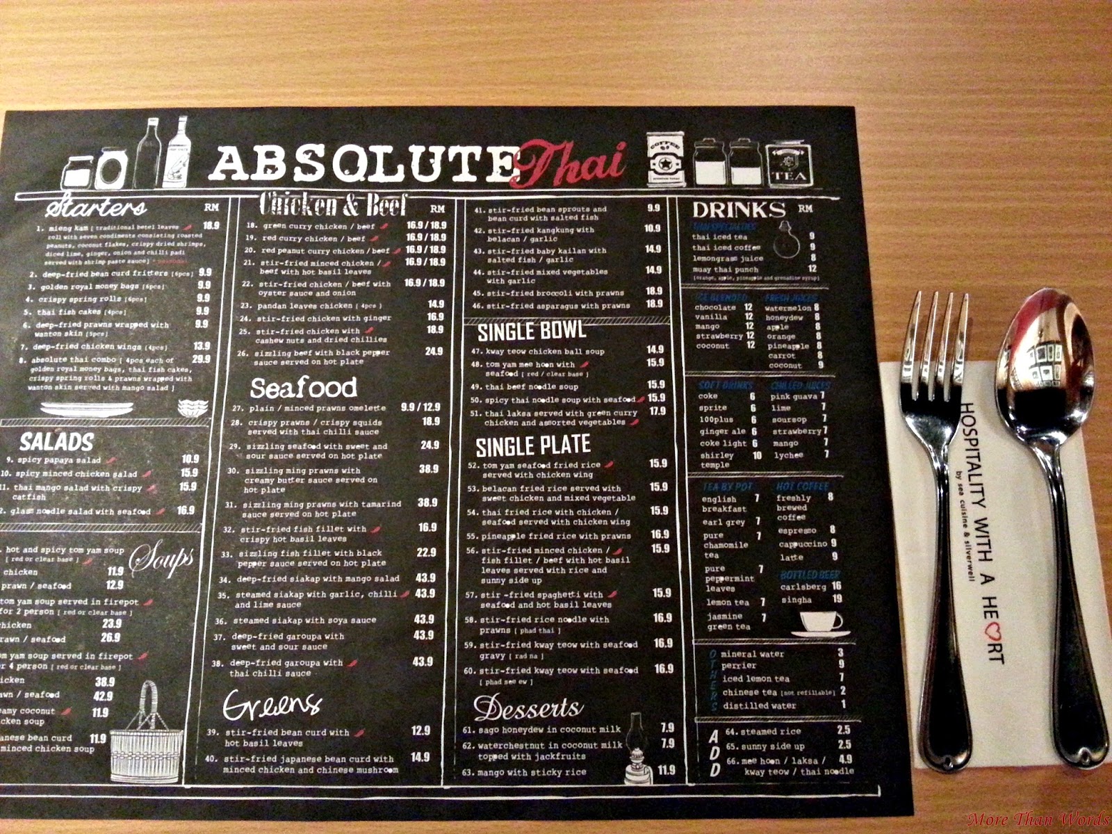 More Than Words: [FOOD REVIEW] Absolute Thai @ KSL City Mall, Johor Bahru.