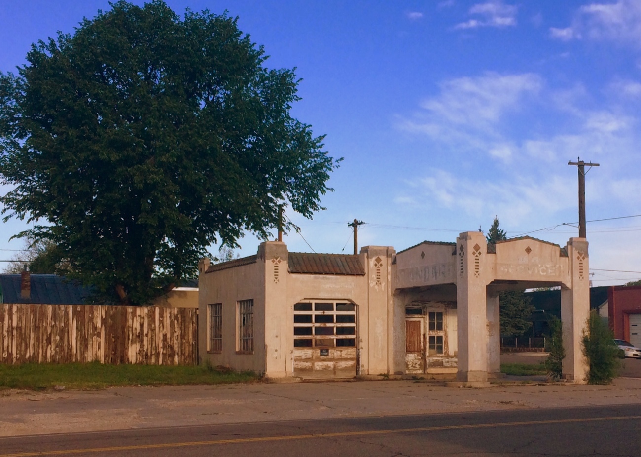 Thick and Thin The Old Gas Station