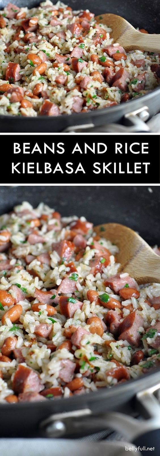 Skillet Beans and Rice with Kielbasa Recipe Click Recipes