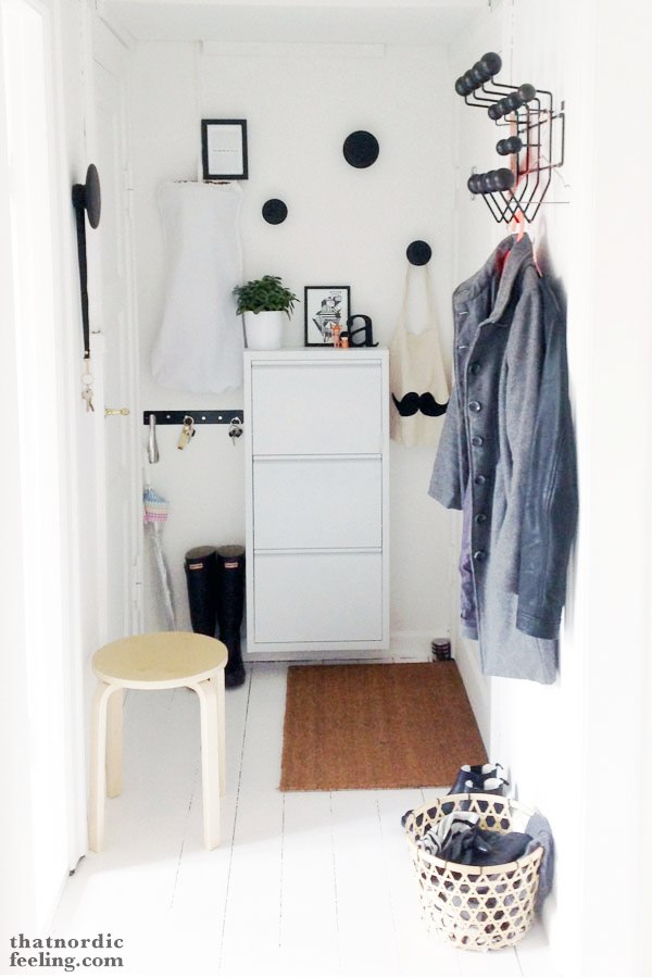 Recibidor pequeño zapatero