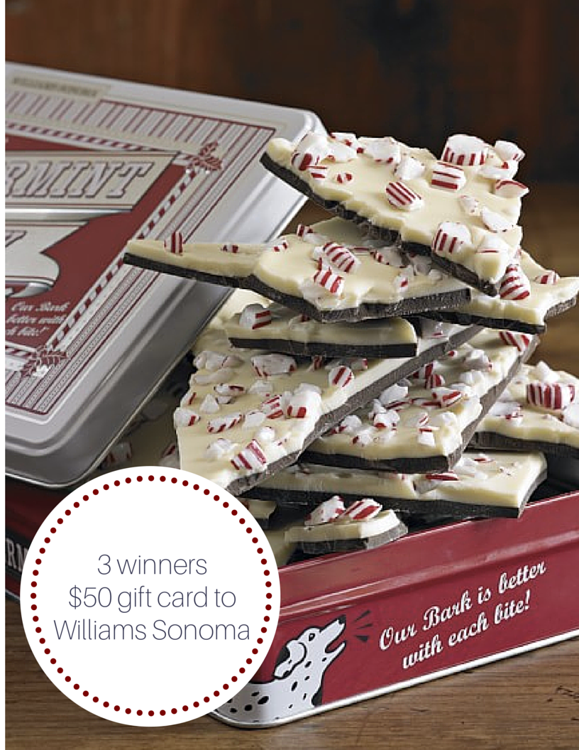 My LuxeFinds: 12 Days of Christmas Giveaway - Williams Sonoma Gift Cards