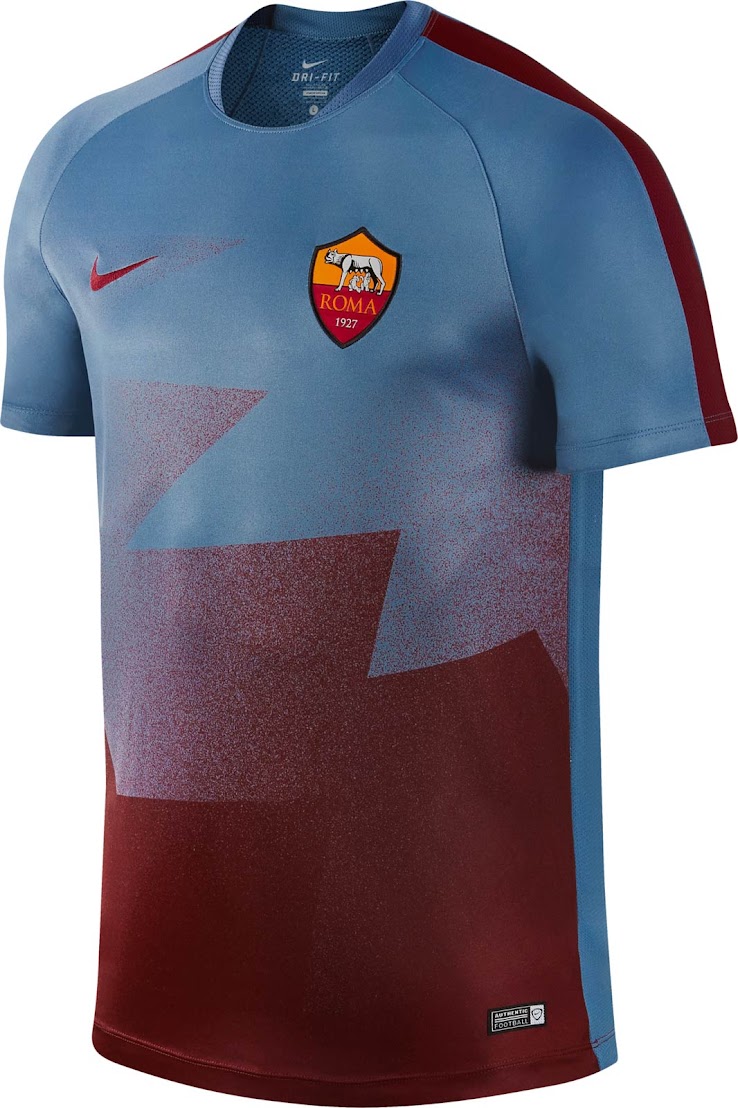 AS Roma 2016 Pre-Match and Training Shirts Released - Footy Headlines