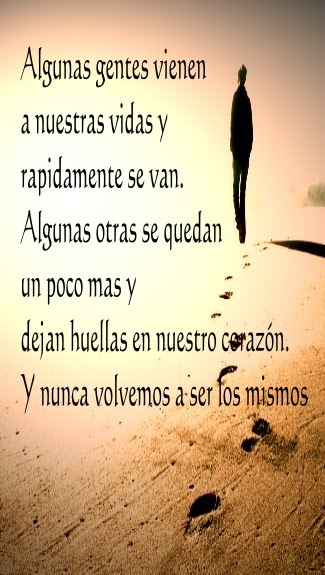 TESOROS DE INSPIRACION: Dejando Huellas