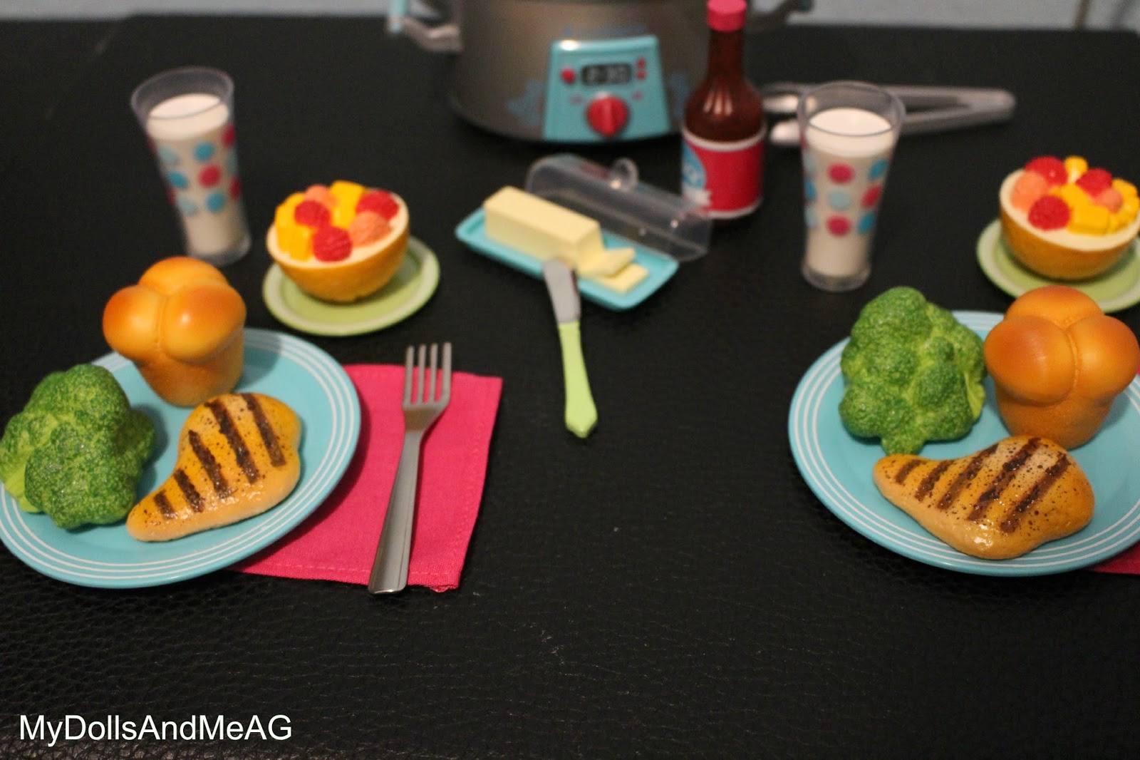 My Dolls And Me; An American Girl Doll blog Review; Slow Cooker Dinner Set