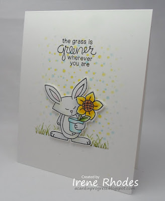The grass is greener wherever you are by Irene features Garden Whimsy by Newton's Nook Designs; #newtonsnook