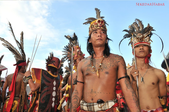 Dayak Tribe In Kalimantan Indonesia, Do you guys want a holiday here