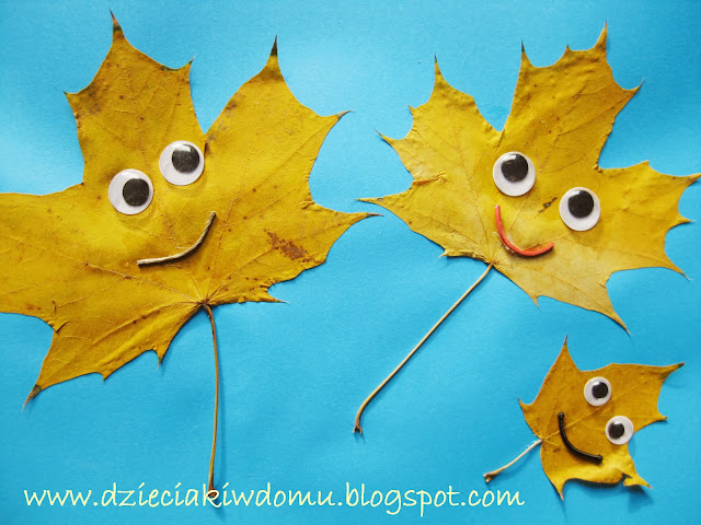 Jesienne Stworki i Potworki z liści Jesienne Stworki i Potworki z liści