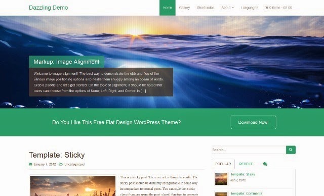 Dazzling - WordPress WooCommerce theme
