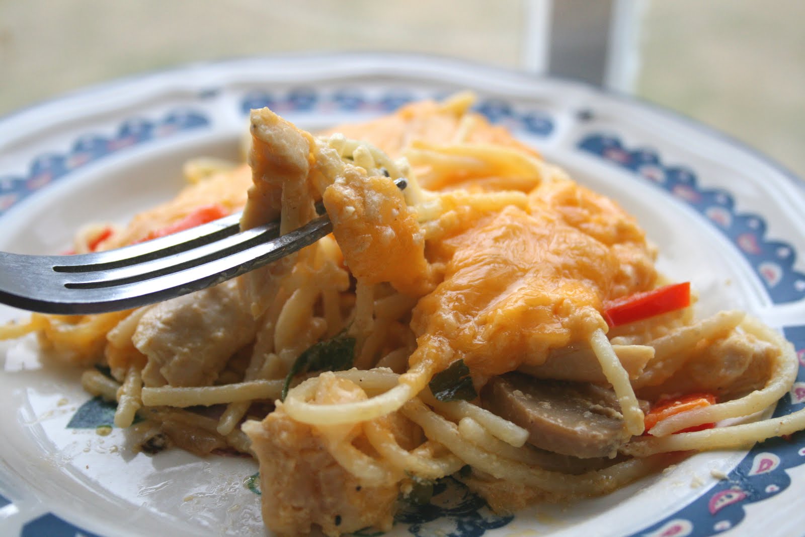 The Nesting Corral: Baked Chicken Spaghetti