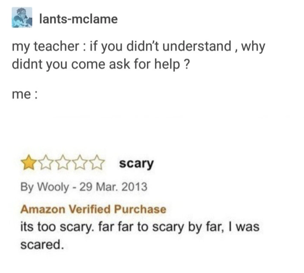 Why didn t you write