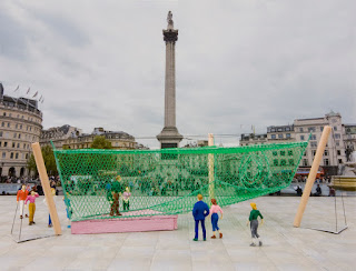 The iconic Nelson's Column with a concept design by Atelier Bow-Wow - this hole reminds us of a couple of net and hoop based holes we've played while competing for the GB team in Finland and Sweden
