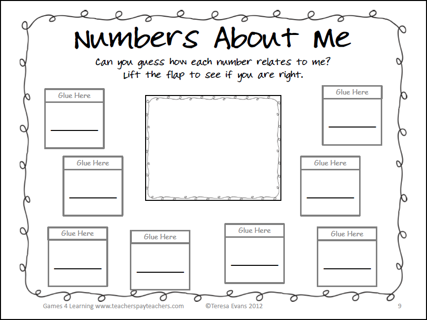 First Day Of School First Day Of School Activities Math