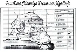 Peta Desa Sidomulyo Ngadirojo Pacitan