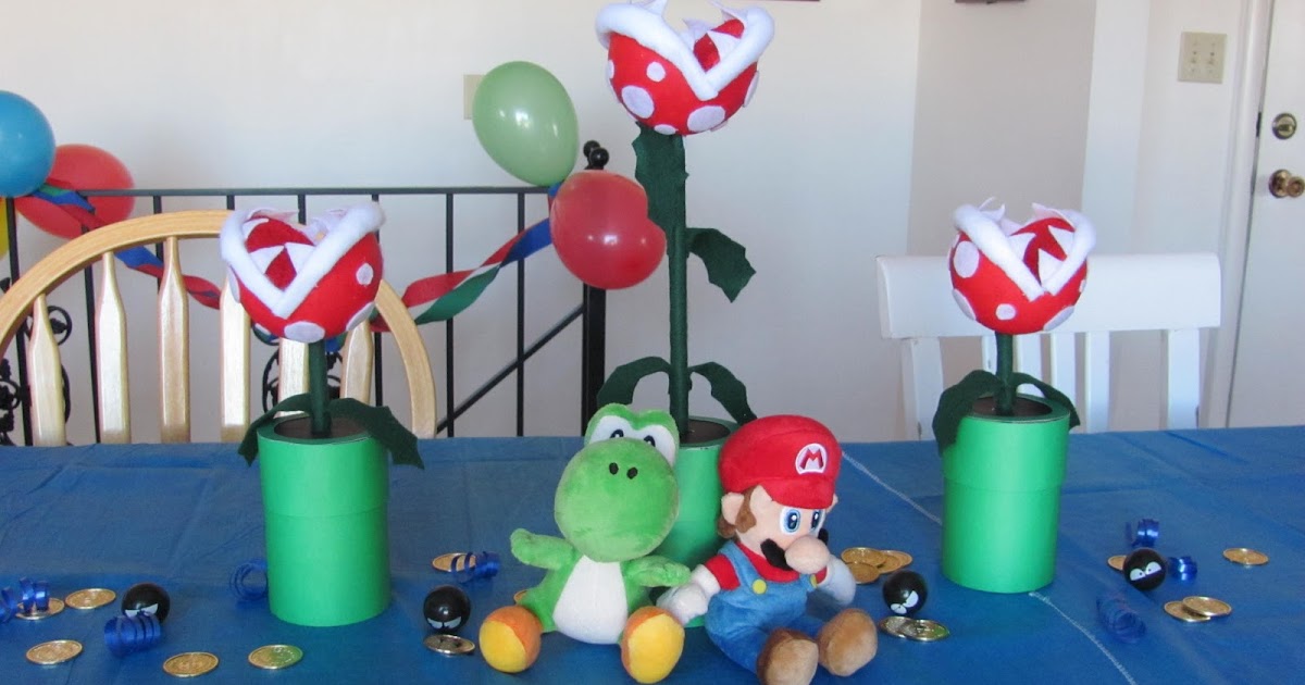 Super Mario Brothers Piranha Plant Paper Straws by CharminglySassy, $12.00   Fiesta inspirada en super mario, Decoracion de mario bros, Fiesta de  nintendo