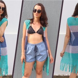 square de croche para vestido