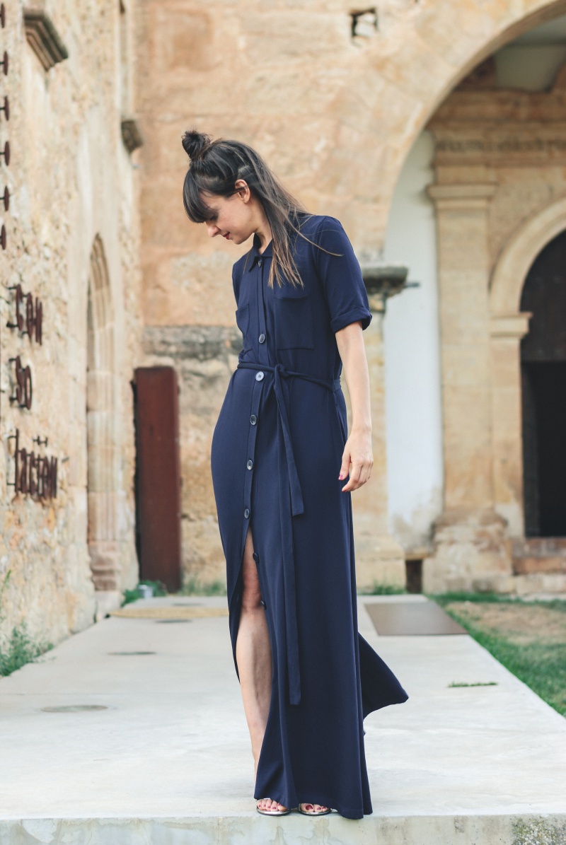Blue Zara Knit dress