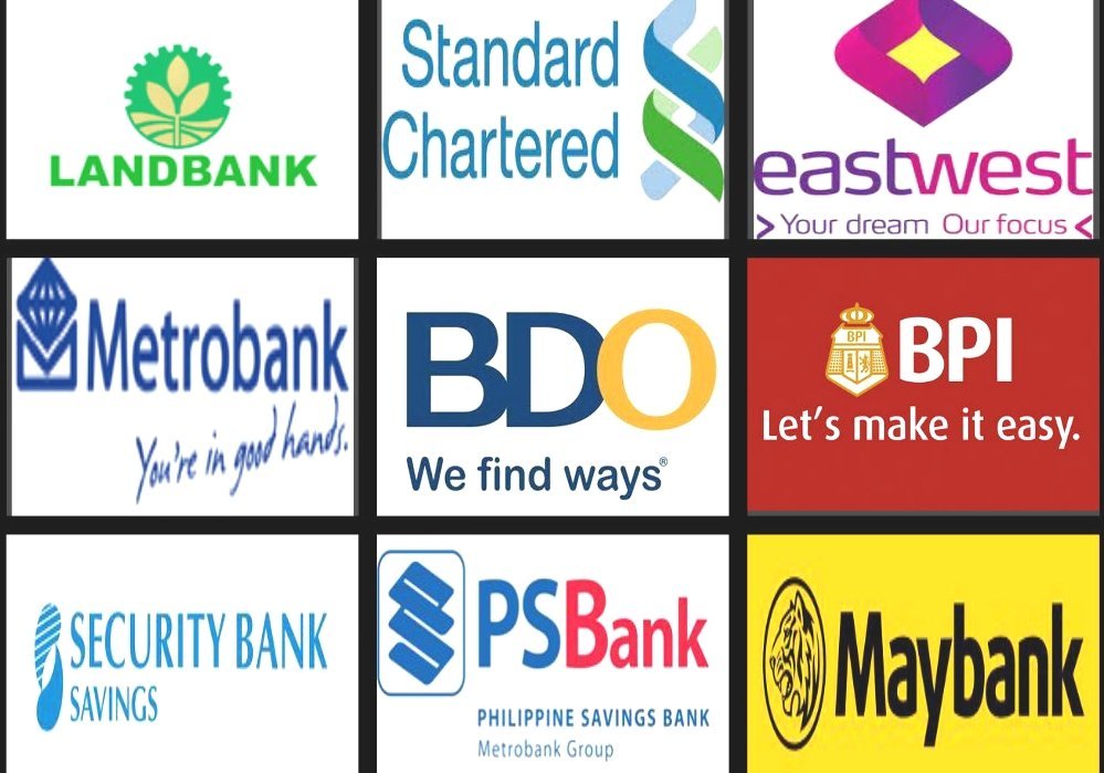 Bank list. Universal Bank. BPI Philippines ICO. Land Bank of the Philippines Card.