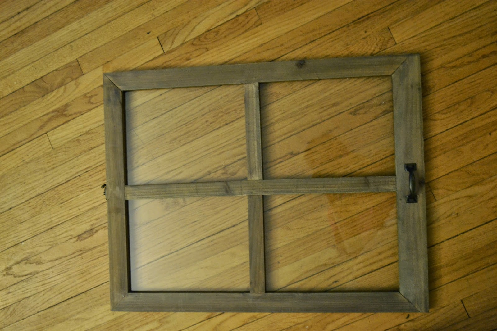 Our House in the Middle of Our Street Etched Glass Window Frame