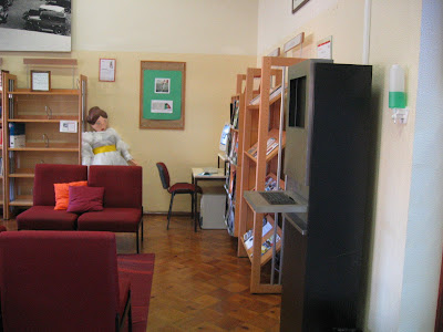 foto da biblioteca escolar da Escola Dr. Bernardino Machado
