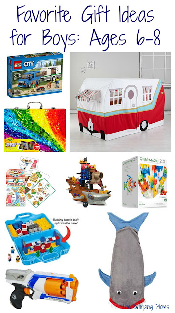 50 Favorite Gift Ideas for Boys: Ages 6-8 || The Chirping Moms