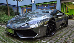huracan chrome lamborghini wrap welcome cars lovers place