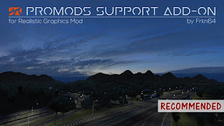 ETS 2 - Promods Support Add-on v1.9 for Realistic Graphics Mod ets 2 promods support addon v1.9 for realistic graphics mod