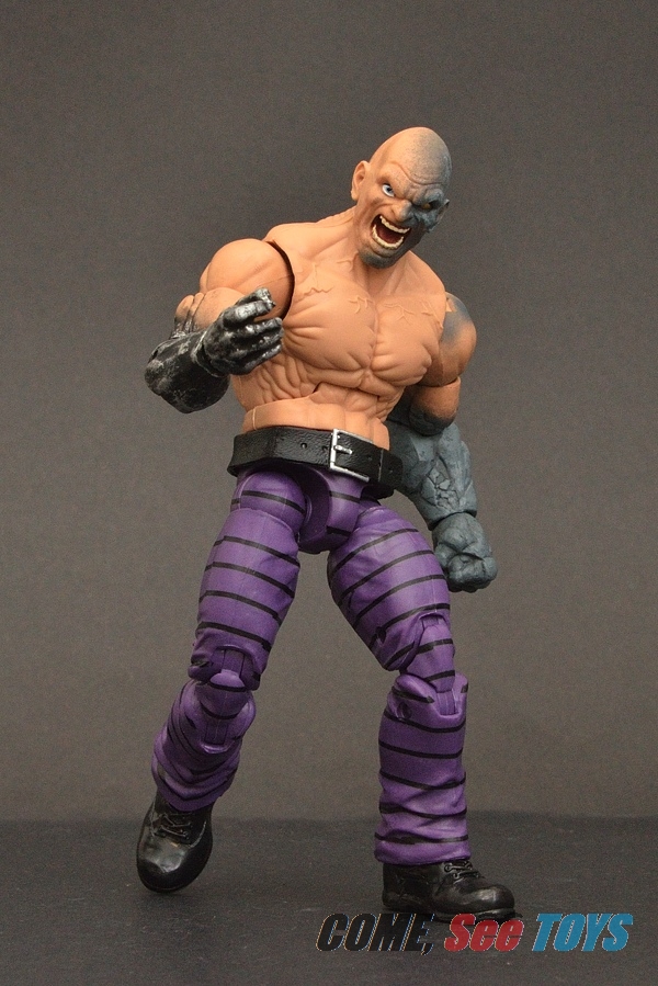 Wood/Stone Absorbing Man Arms Left Right LOOSE BAF piece Marvel Legends series 