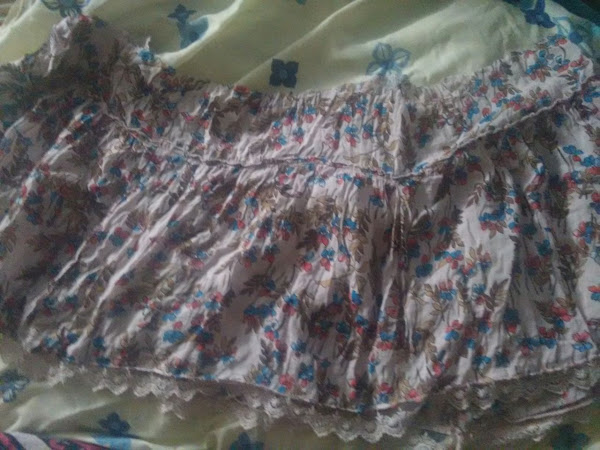 short hechos con vestido