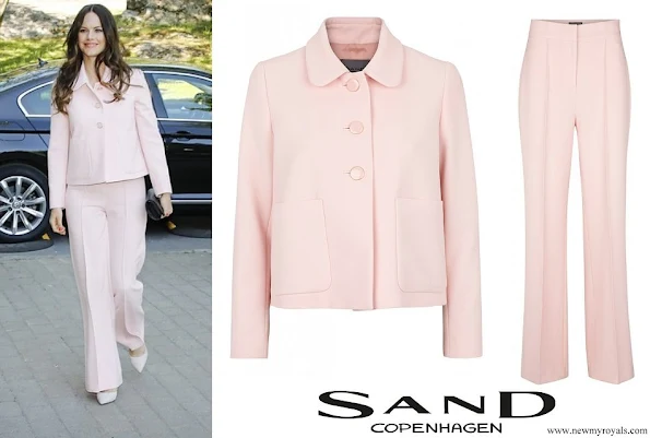 Princess Sofia wore SAND Copenhagen Briani Jacket and Yasna Trousers