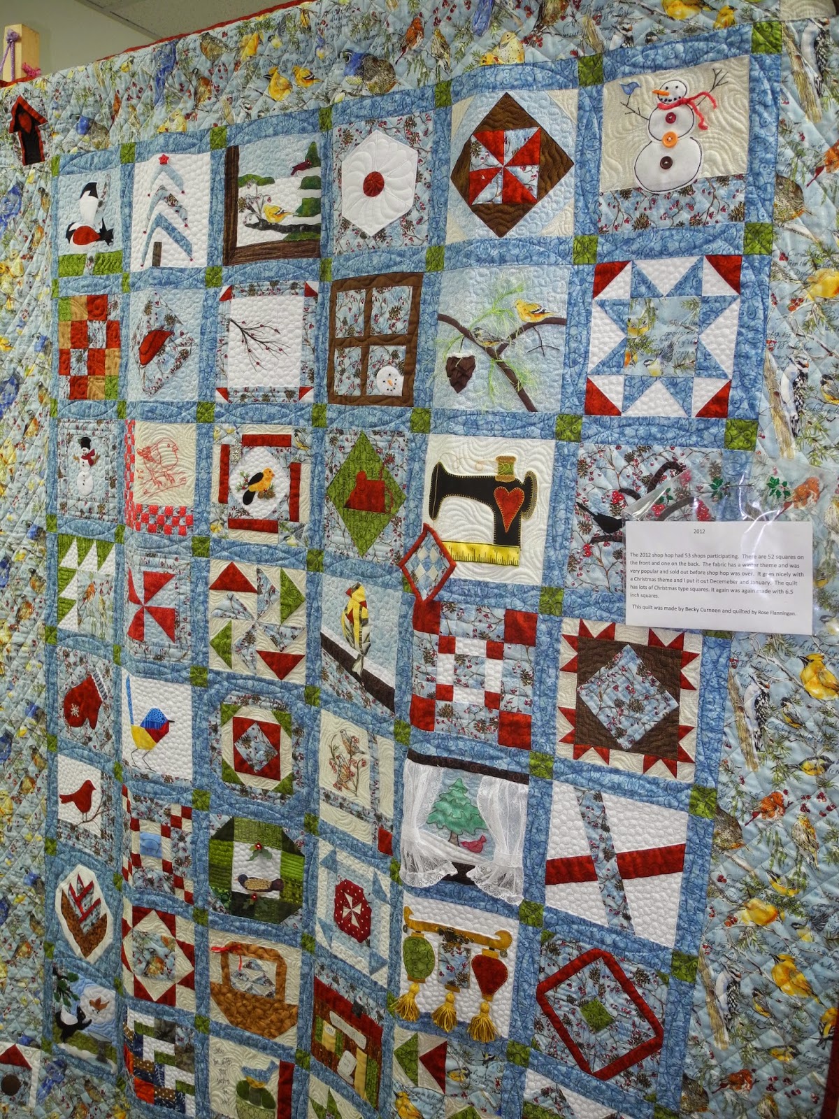 Sherrie loves color! Western Washington Shop Hop