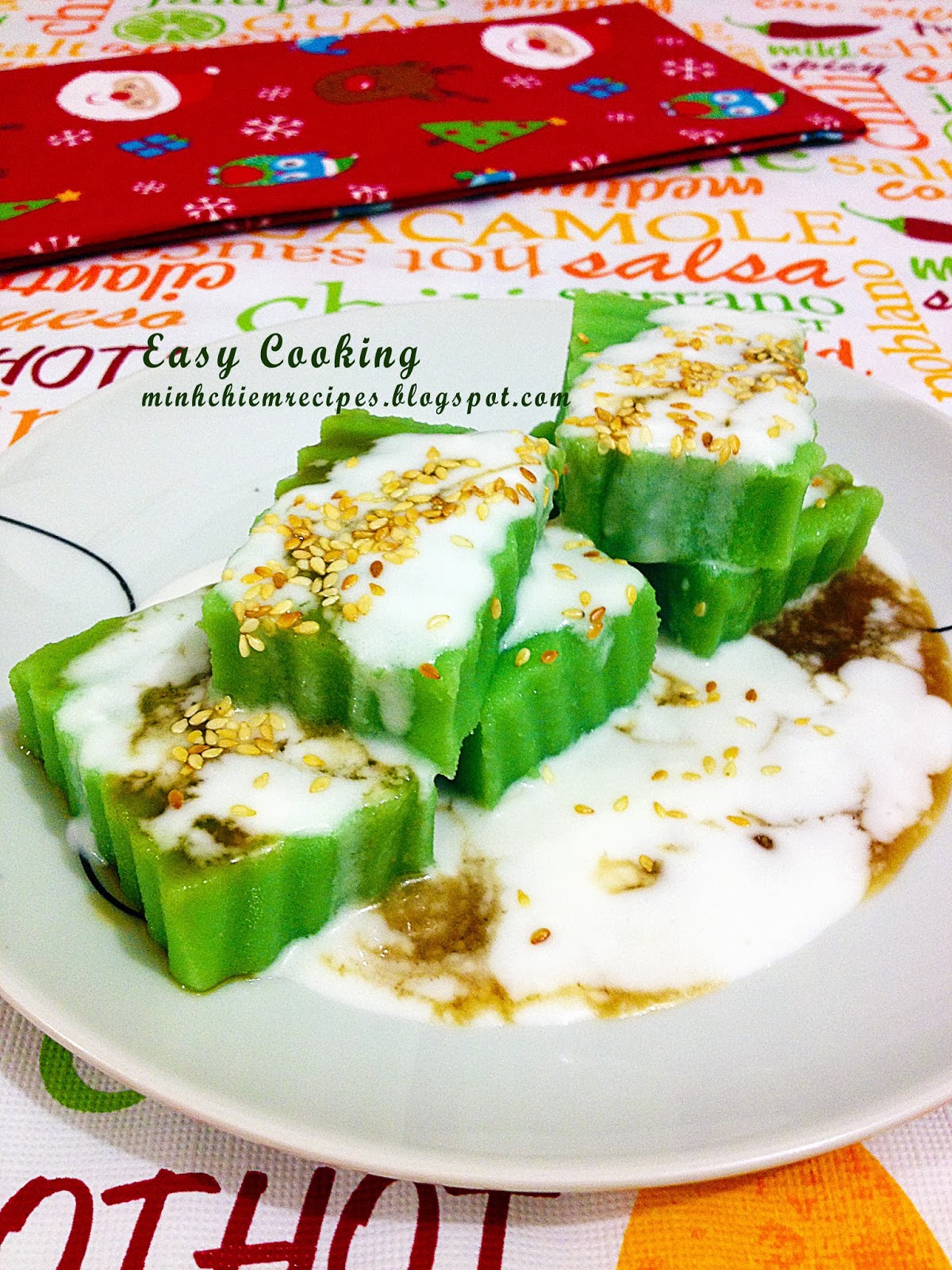 Easy Cooking Pandan Rice Cake (Bánh Đúc Lá Dứa)